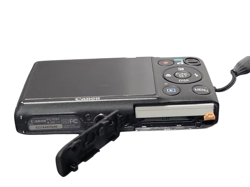 Canon PowerShot Digital Camera ELPH 300HS 12.1MP Black w/ Battery, READ _