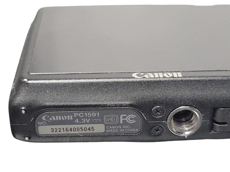 Canon PowerShot Digital Camera ELPH 300HS 12.1MP Black w/ Battery, READ _