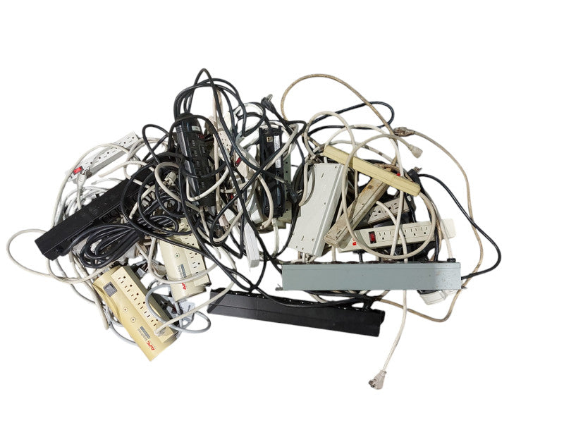 A box of Power Strips with extension cords -Gross weight 14.5KG