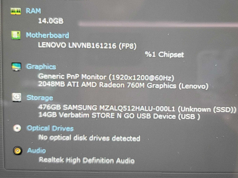 Lenovo Yoga 7 2-in-1| Ryzen 5 8640HS | 16GB RAM| 512GB SSD | BIOS LOCKED  β Lap200