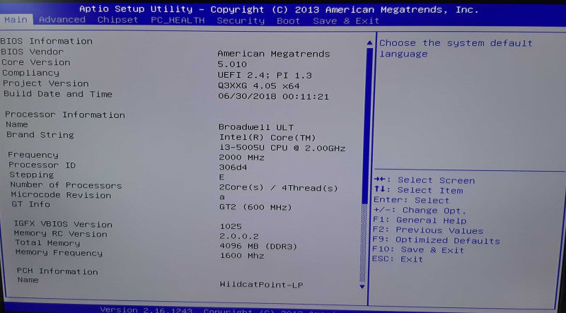 pfSense Firewall/Router, Intel i3-5005U, 4GB RAM, NO HDD, 4x 1Gb Network port