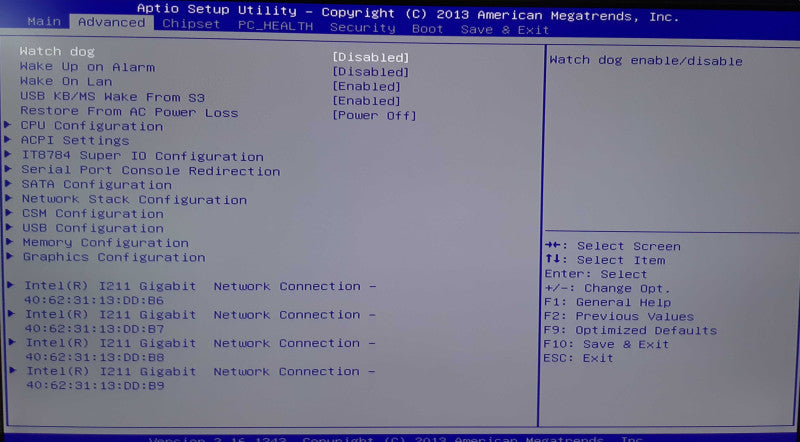 pfSense Firewall/Router, Intel i3-5005U, 4GB RAM, NO HDD, 4x 1Gb Network port