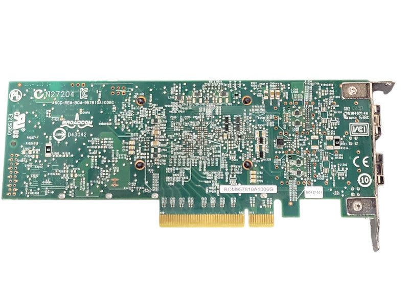 Broadcom BCM57810S 10GB Dual Port SFP Host Bus Adapter BCM957810A1006, LP _