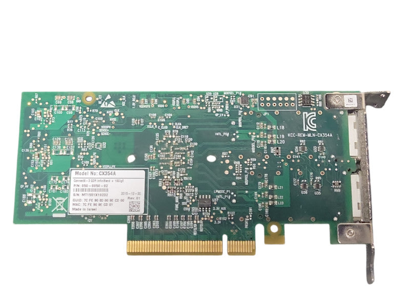Mellanox CX354A 2 Port ConnectX-3 QDR InfiniBand + 10GigE QSFP Adapter _