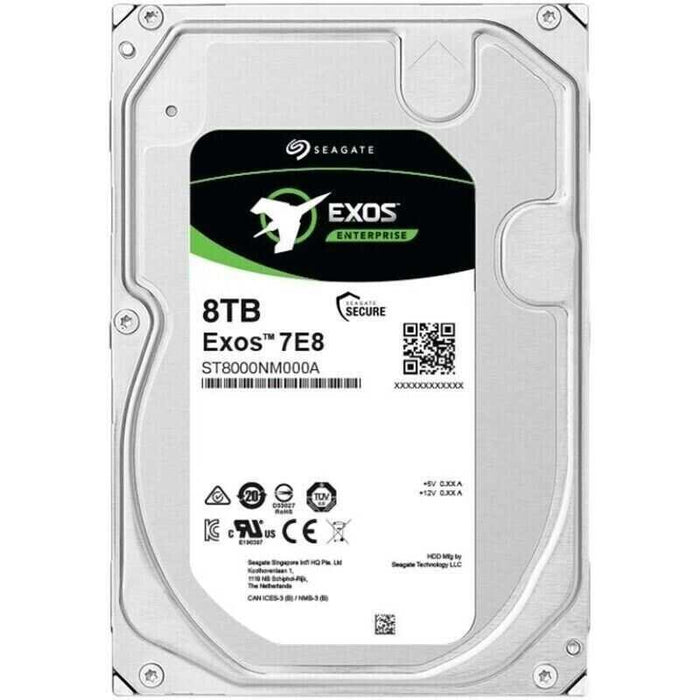 8TB SAS 3.5" Seagate EXOS 7E8 7.2k 6Gb/s Enterprise HDD - ST8000NM0075 Q+