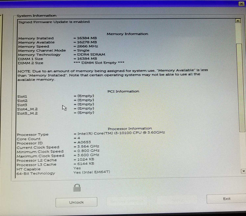 Dell OptiPlex 3080 Tower| i3-10100 @3.60GHz, 16GB DDR4, No HDD