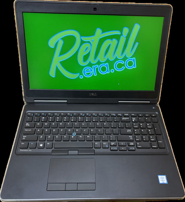 Dell Precision 7520 i7-6920HQ@2.9GHz QUADRO M1200 4GB GPU 16GB 256SSD  Lap200