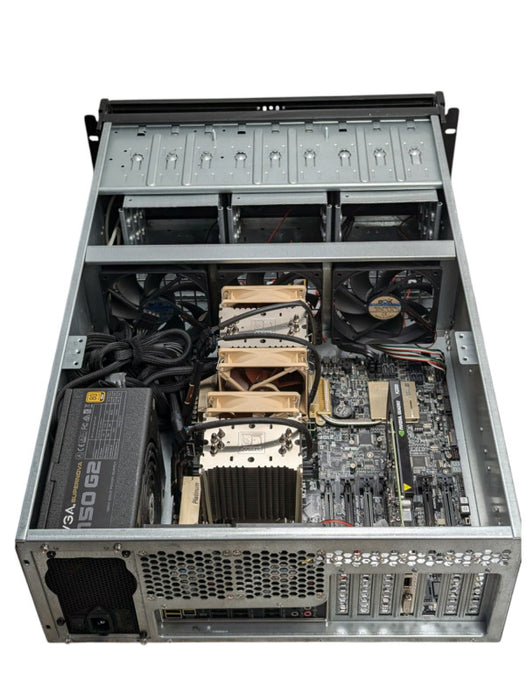 4U Custom PC ASUS Z10PE-D8 Dual Intel Xeon E5-2660 v4 @ 2.00Ghz 128GB RAM  -