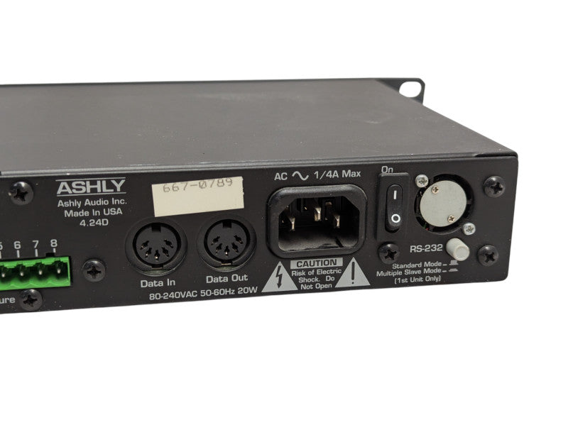 ASHLY PROTEA SYSTEM II 4.24D 24 Bit Digital Distribution System Please READ  -