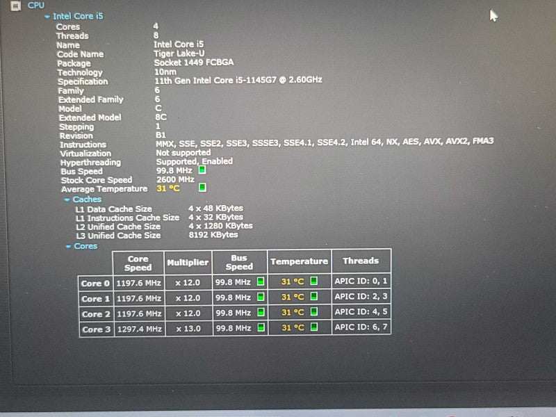 HP EliteBook 840 G8| i5-1145G7| 16GB DDR4| 512GB SSD  β Lap200