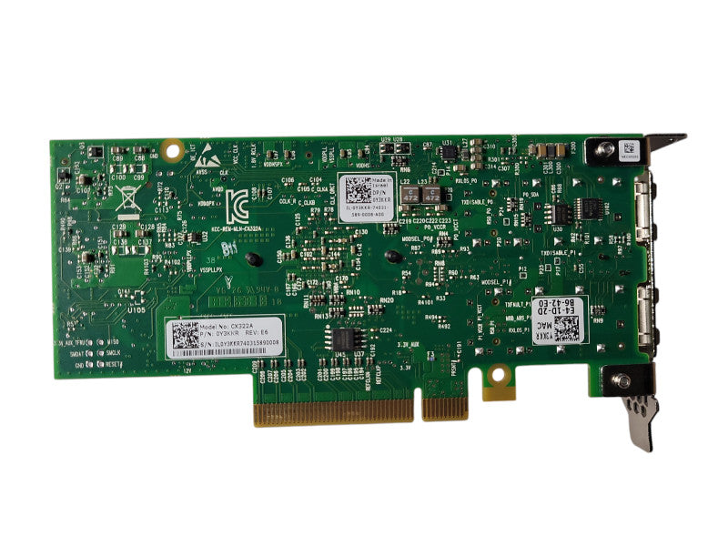 Dell Mellanox CX322A Connectx-3 10Gb/s 2-Port(s) SFP+ PCIe 3.0 x8 NIC YHT Q$