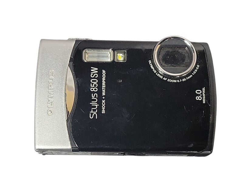Olympus Stylus 850SW Black 8MP Shock + Waterproof Digital Camera, READ Q_