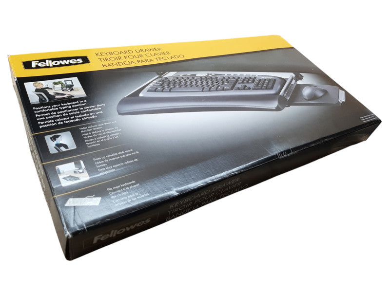 Fellowes Keyboard Drawer, comfortable typing, free up desk space