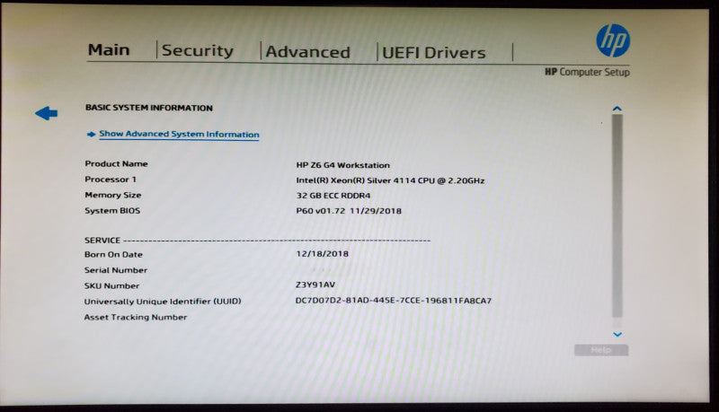 HP Z6 G4 Workstation | Xeon Silver 4114 @ 2.20GHz | 32GB DDR4 | No HDD/No GPU