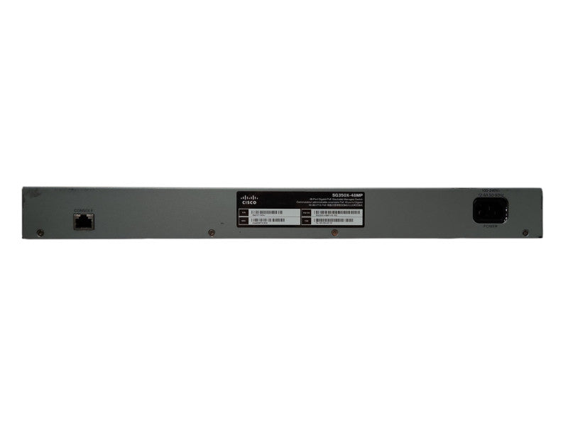 Cisco SG350X-48MP-K9, 48-Port Gigabit PoE Stackable Managed Switch