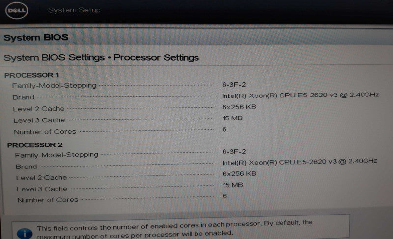 Dell PowerEdge R430, 2x Xeon E5-2620 v3@2.40GHz, 64GB RAM, H330, 2x 550W PSU