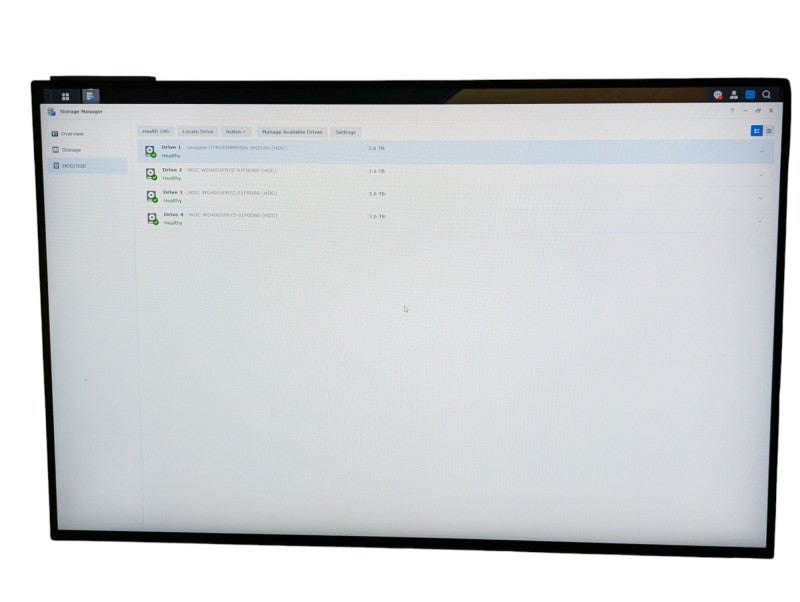 Synology RackStation RS820RP+ 4 Bay NAS with 4x 4TB HDDs and 2x PSU  -