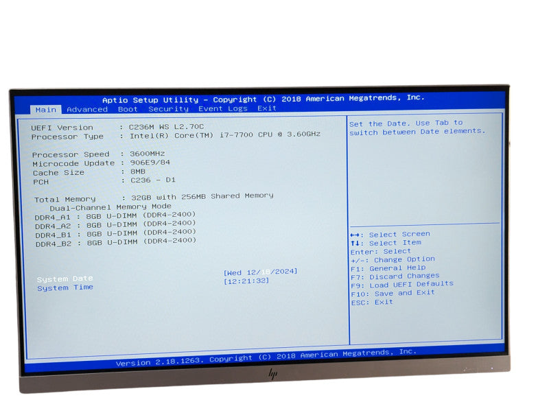 Custom 2U Rack PC Server ASRock WC236M WS Intel Core i7-7700 32GB RAM 2x 4TB Q-