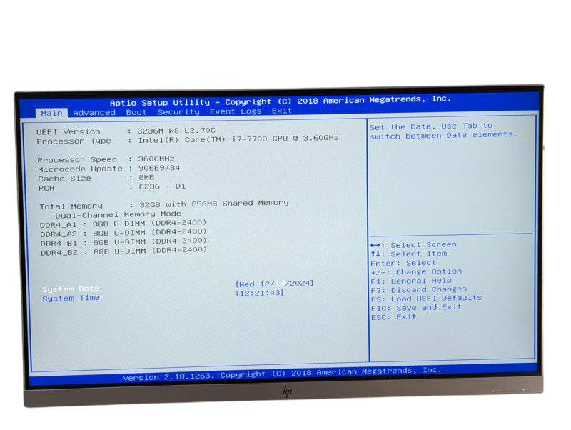 Custom 2U Rack PC Server ASRock WC236M WS Intel Core i7-7700 32GB RAM 2x 4TB Q-