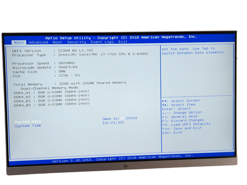 Custom 2U Rack PC Server ASRock WC236M WS Intel Core i7-7700 32GB RAM 2x 4TB Q-