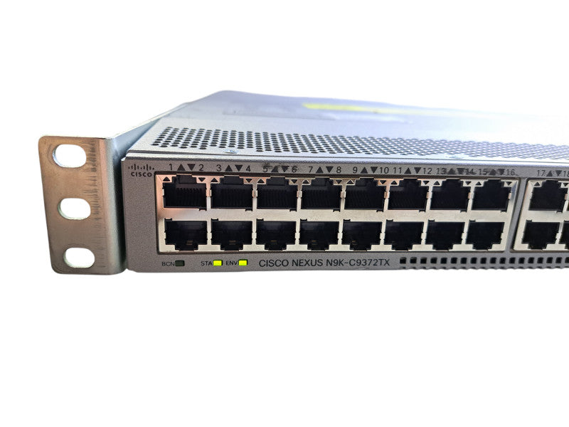 Cisco Nexus N9K-C9372TX | 48-Port 1/10GBase-T, 6x 40G QSFP+ Switch | 2x PSU