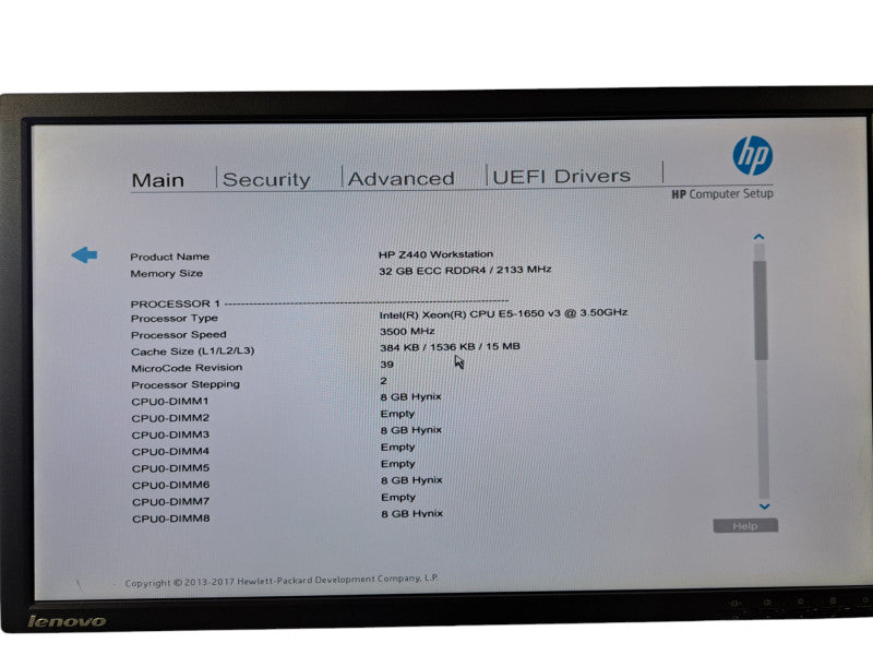 HP Z440 Workstation | Xeon E5-1650 v3 @3.50GHz, 32GB DDR4, Quadro K2200