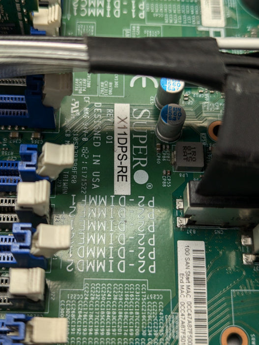 Supermicro 1U 136HR2-16 X11DPS-RE 2x Xeon Gold 6140 128GB RAM BPN-EDS3-136P1 -