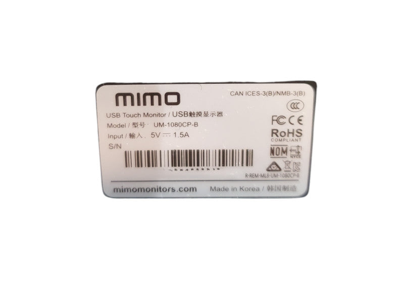 Mimo UM-1080CP-B | 10" USB Touch Monitor Q