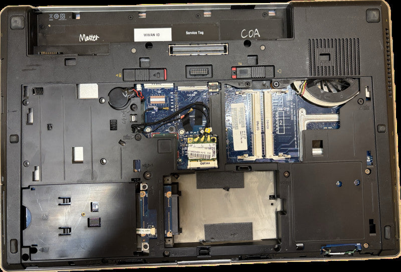 HP EliteBook 0000x (8760w) Prototype Laptop i7 CPU For Parts/Repair READ  Lap200