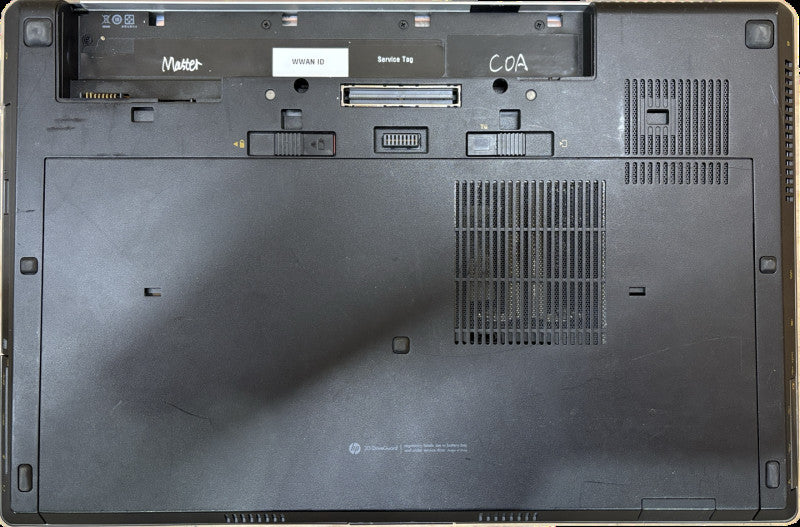 HP EliteBook 0000x (8760w) Prototype Laptop i7 CPU For Parts/Repair READ  Lap200