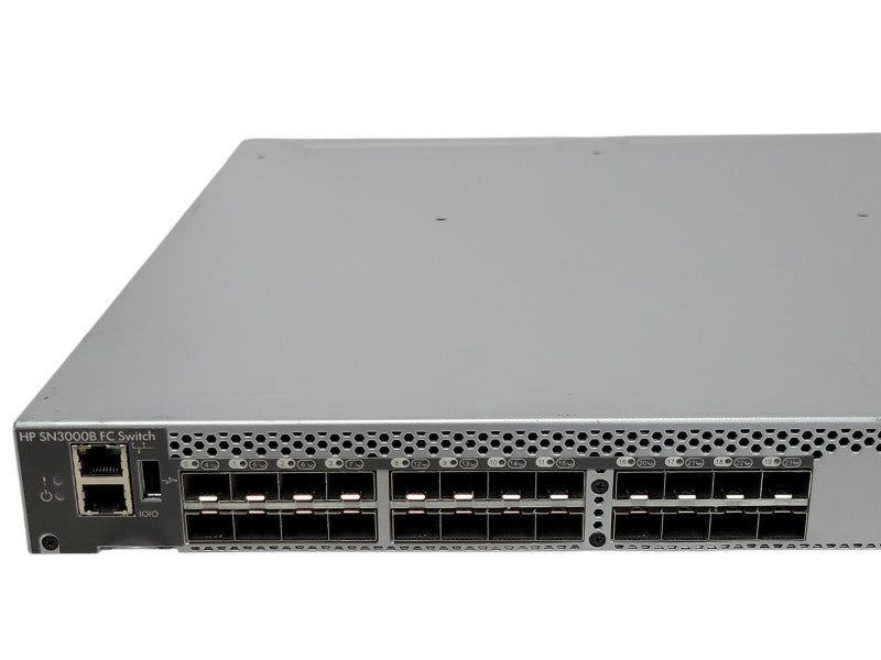 HP SN3000B QW938A 16Gb 24/24 FC Switch 2x PSU, 24-Port Active _