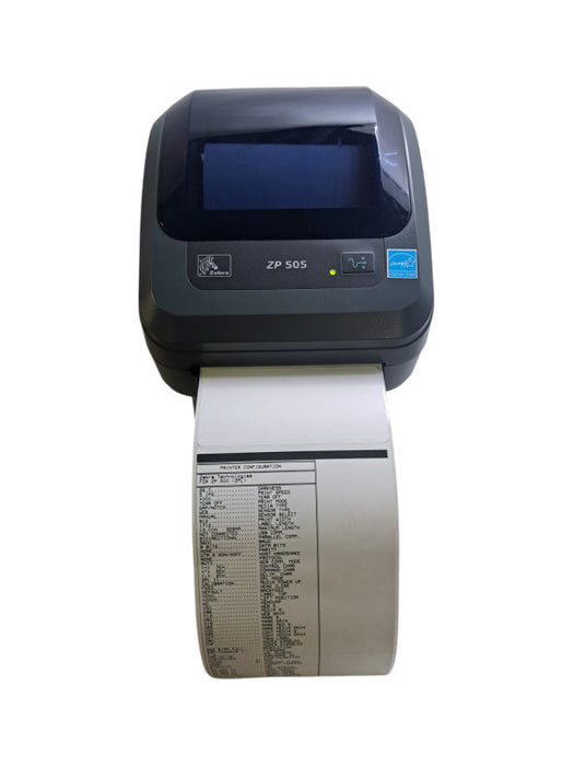 Zebra ZP505 Direct Thermal Label Printer w/ Power Supply Base ZP505-0503-0020