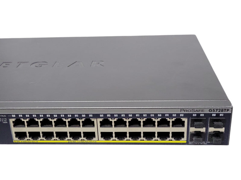 NetGear GS728TP ProSafe 24-Port Gigabit Smart Switch with PoE and 4x SFP Port _