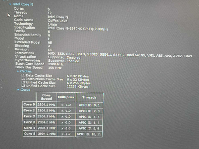Dell XPS 15 9570| i9-8950HK| 32GB DDR4| GTX 1050| 1TB SSD  β Lap200