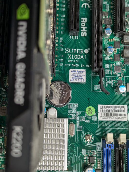 Supermicro CSE-743 workstation/server X10DAi Intel Xeon E5-2690 v4 32GB RAM -