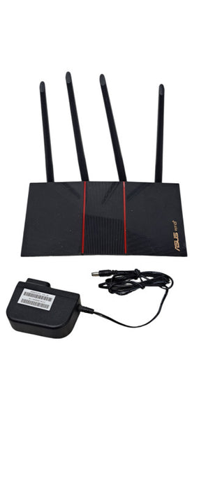 ASUS AX1800 1800Mbps 4 Ports WiFi 6 Router (RT-AX55 V2) W/Adapter