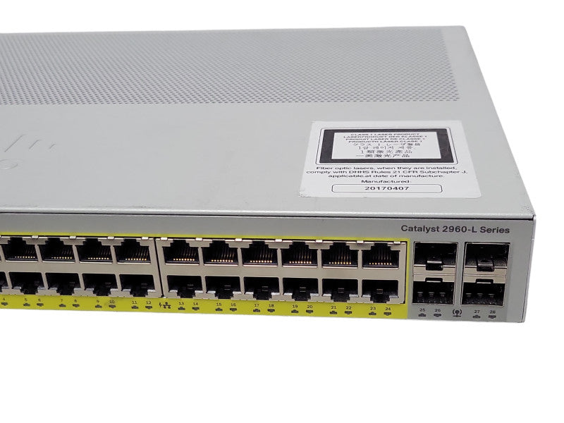 Cisco Catalyst 2960L Series WS-C2960L-24PS-LL PoE+ Managed switch _