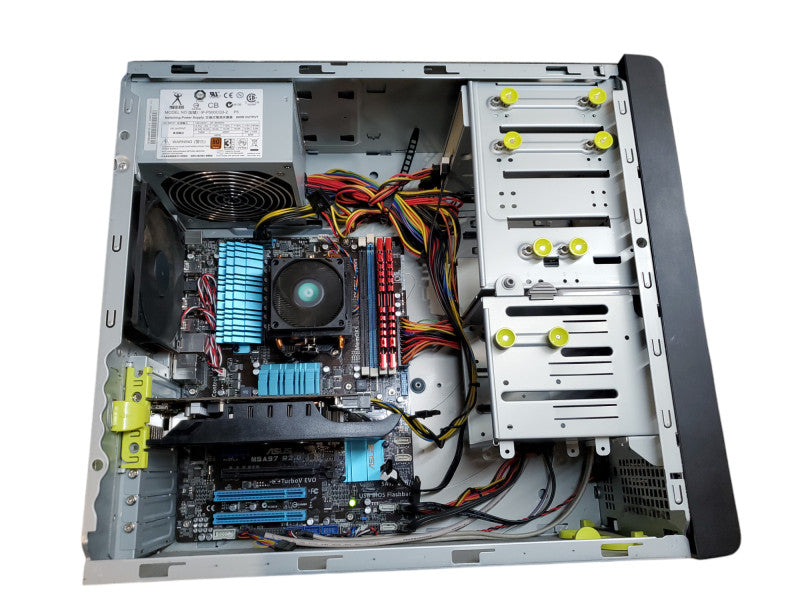 Custom Desktop Asus M5A97 R.2 AMD FX-4100 3.6 Ghz 4GB Ram - No HDD