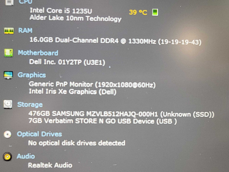 Dell Latitude 5430| i5-1235U| 16GB DDR4| 512GB SSD READ β Lap200