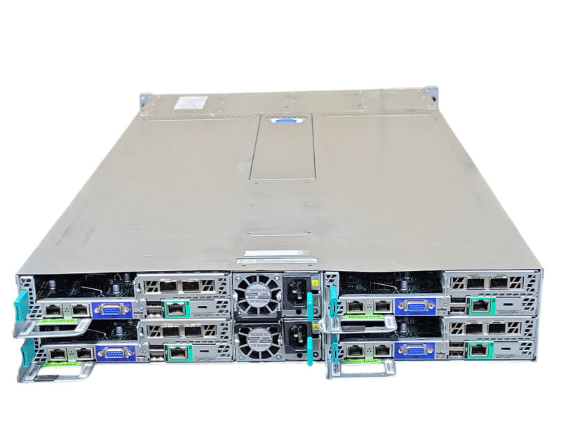Cohesity C2605 4-Node Server, 8x Xeon E5-2620v4 2.10GHz 8C, 128GB DDR4, 3.5" _