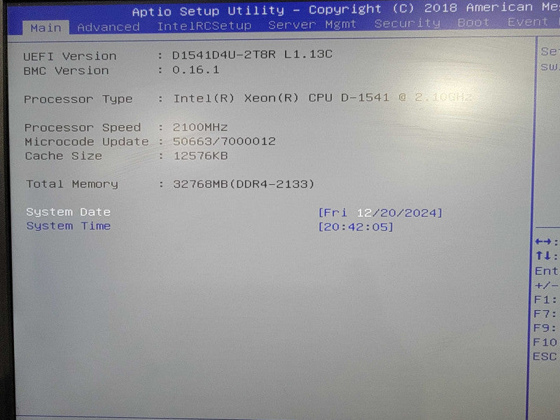 Datto S3P2000 1U 4x3.5" Xeon D-1541 2.10GHz 32GB DDR4 Server !