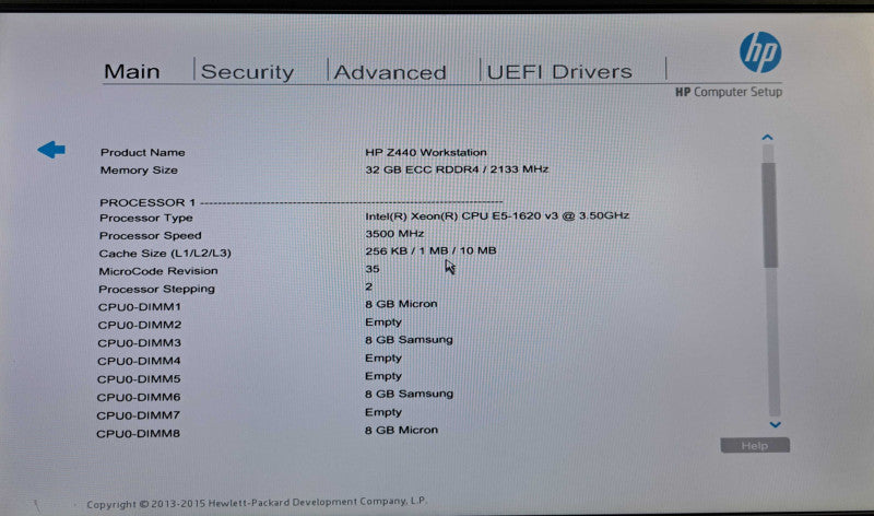 HP Z440 Workstation | Xeon E5-1620 v3 @3.50GHz, 32GB DDR4, Quadro K4200