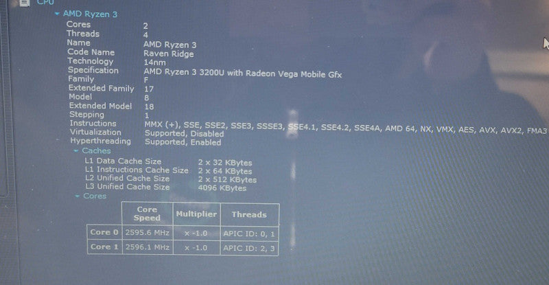 HP Laptop 15-db1003ca| Ryzen 3 2300U| 16GB DDR4| 120GB SSD READ β BudLap