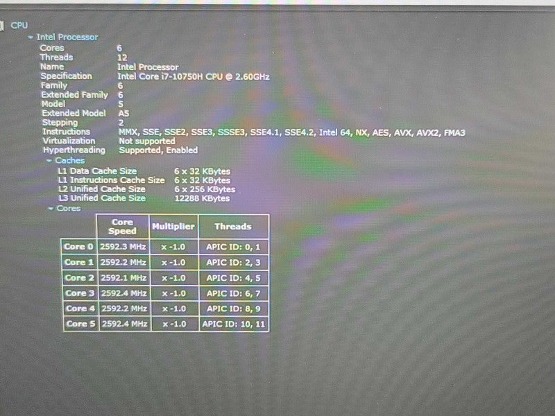 Dell Vostro 7500| i7-10750H| 16GB DDR4| GTX 1650 Ti| 512GB SSD | READ  β Lap200
