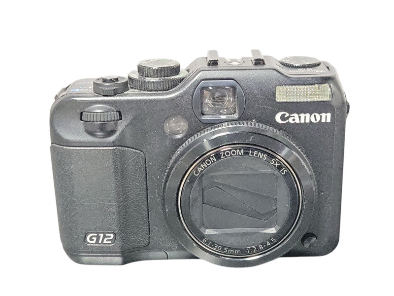 CANON POWERSHOT G12 PC1564 DIGITAL CAMERA - UNTESTED AS IS _