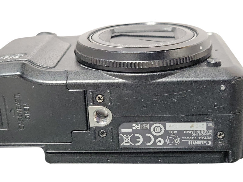 CANON POWERSHOT G12 PC1564 DIGITAL CAMERA - UNTESTED AS IS _