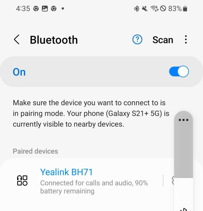 Yealink BH71 Workstation Bluetooth Headset w/ Charging case _