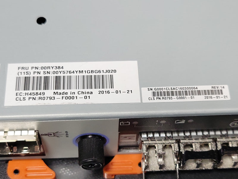 IBM 00RY384 R0793-G0001-01 V5000 Node Canister Controller _