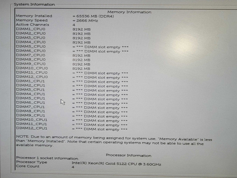 Dell Precision T7920 Workstation 1x Xeon Gold 5122 64GB RAM QUADRO K2000 !