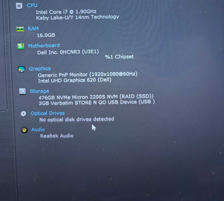 Dell Latitude 7400 2-in-1 TOUCH i7-8665U 16GB RAM 512GB SSD Q Lap200